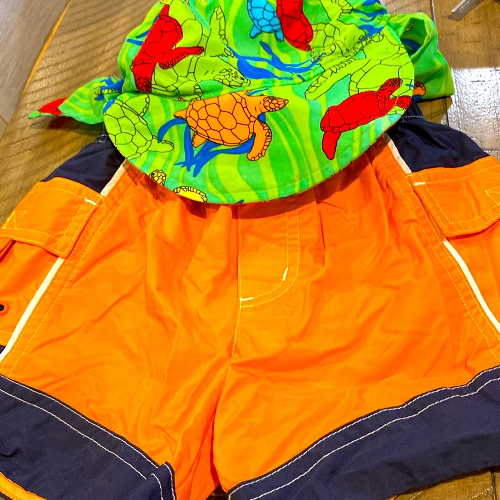 TALBOTS KIDS SHORTS WITH HAT SIZE 2